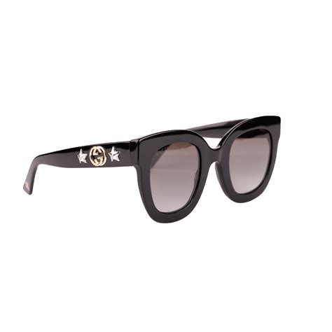 gucci round acetate sunglasses with star|Gucci sunglasses with swarovski crystals.